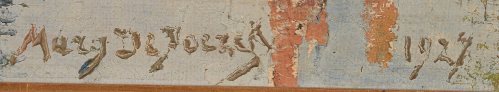 Marguerite De Poerck — Signature of the artist and date, bottom centre