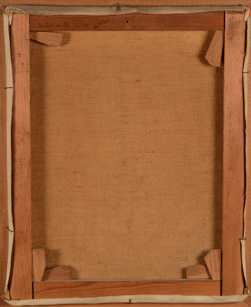 Marguerite De Poerck — Back of the canvas