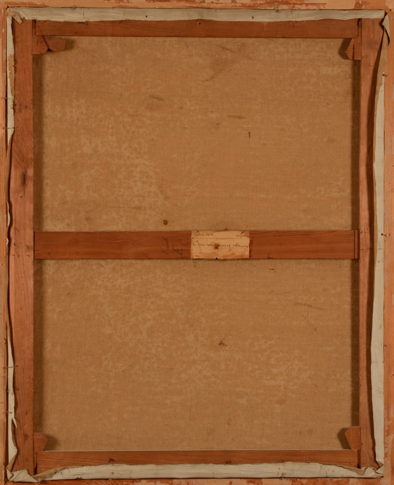 Julius De Praetere — Back of the canvas