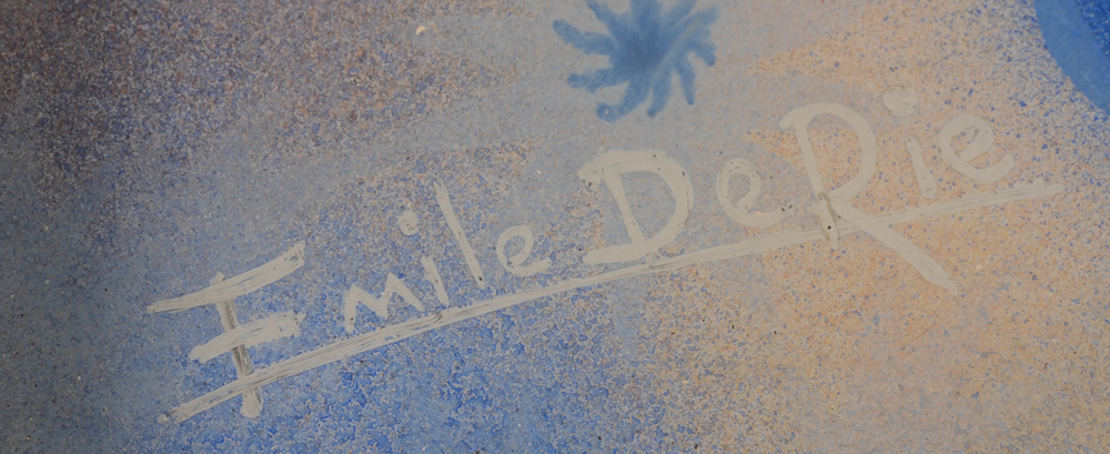 Emile De Rie — signature of the artist, bottom left