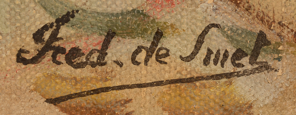 Frédéric De Smet — Signature of the artist, bottom right