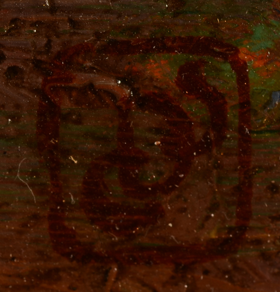 Gust De Smet — Monogram signature of the artist, bottom right