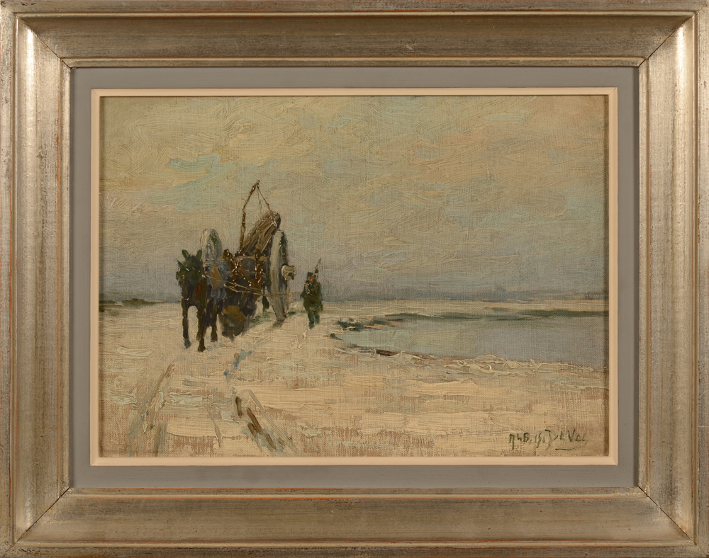 Albert Isidore De Vos — the painting in its frame