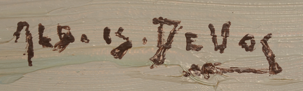 Albert Isidore De Vos — Signature of the artist, bottom right