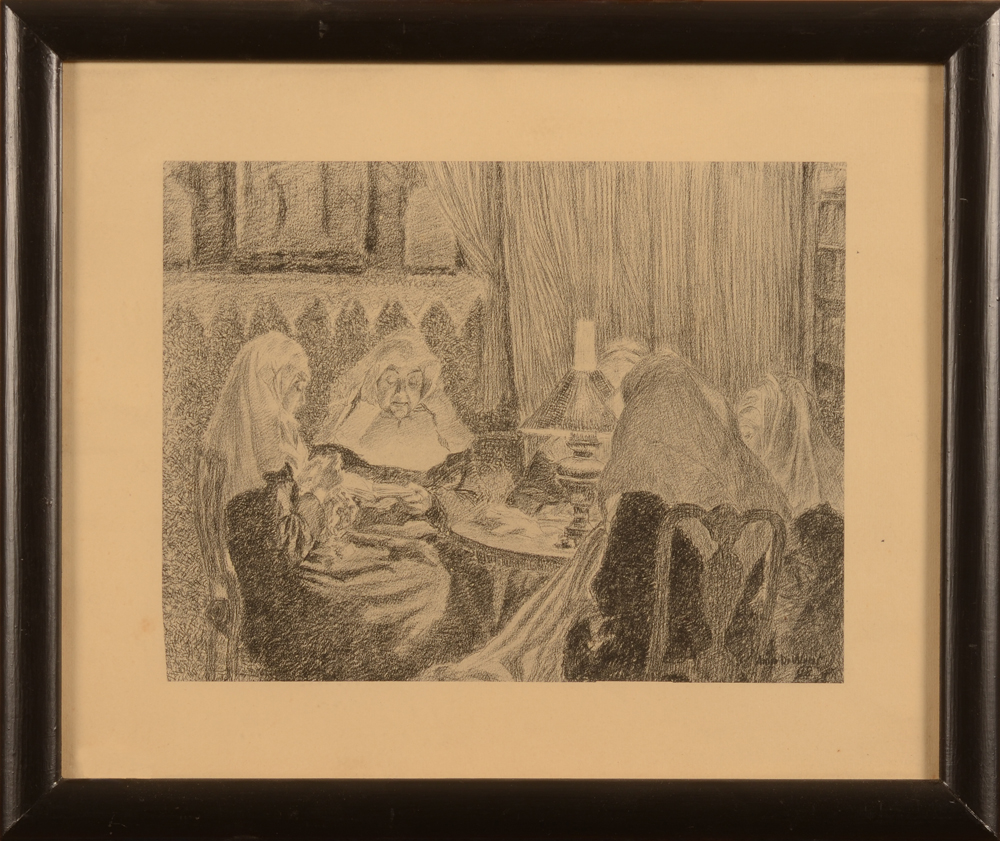 Anna de Weert — the print in its modern frame