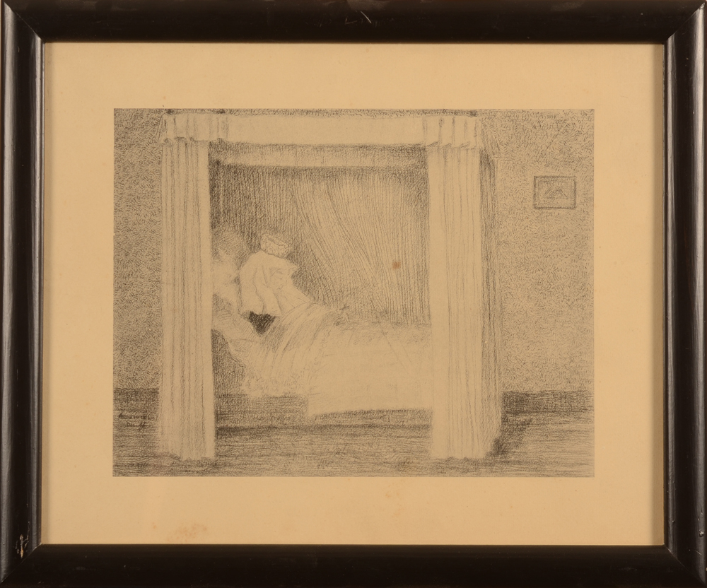 Anna de Weert — the print in its frame