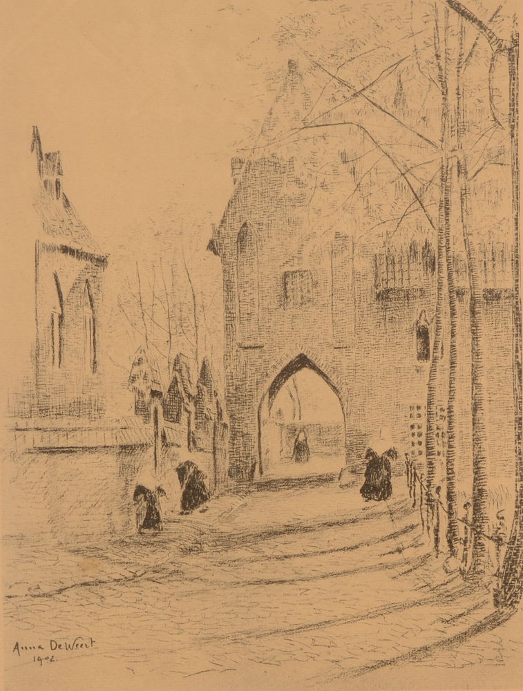 Anna de Weert — La porte d'entrée du beguinage&nbsp;