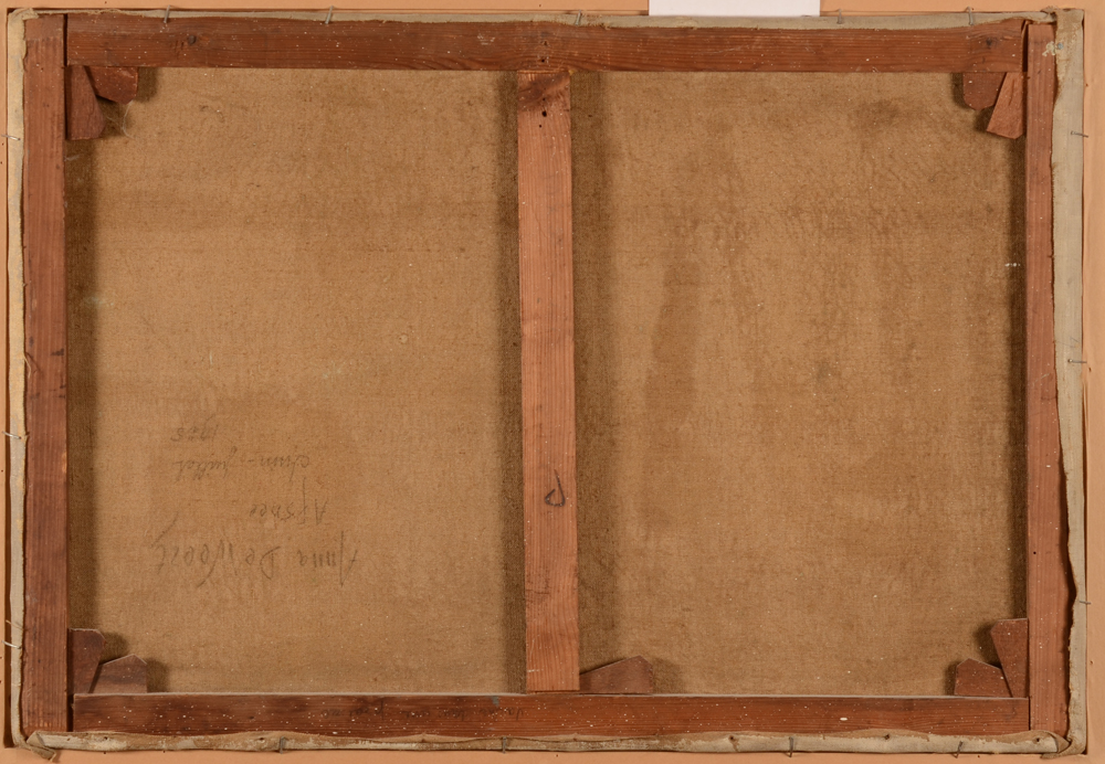 Anna de Weert — Back of the canvas