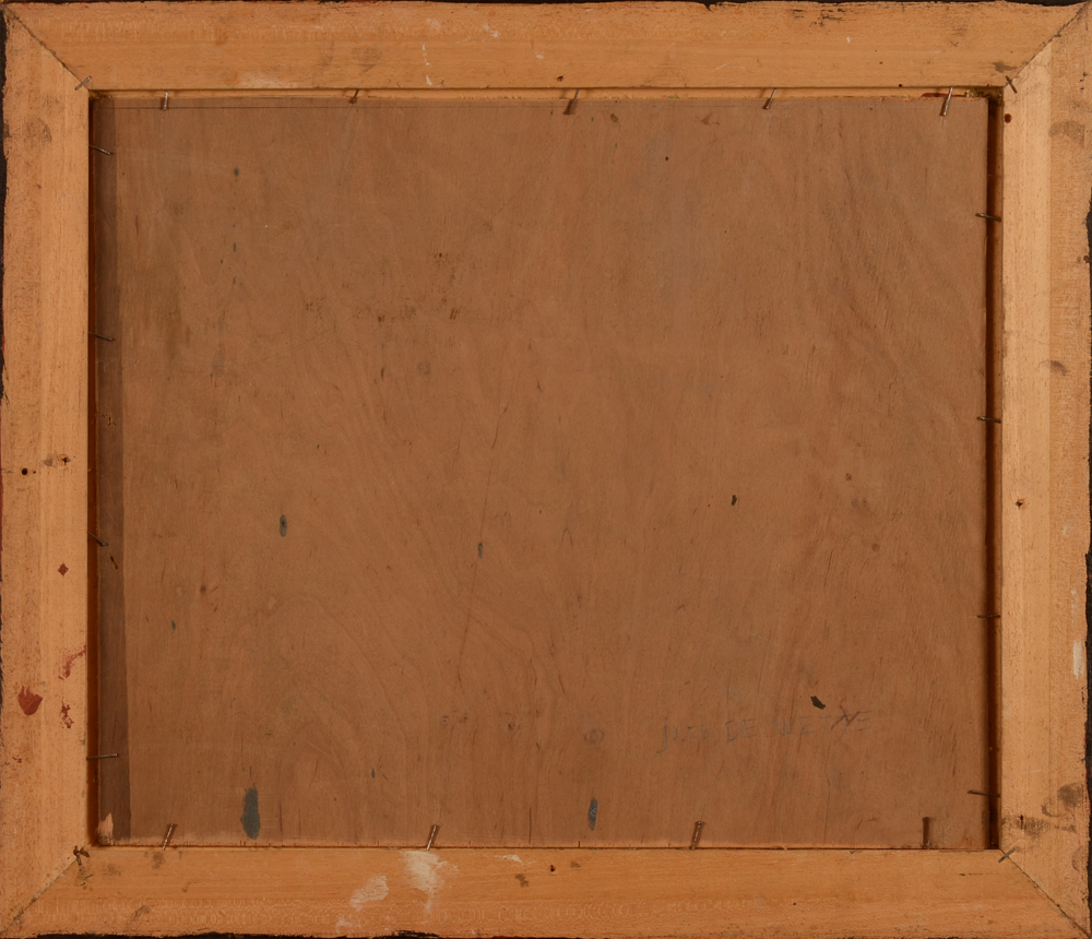 Jules De Wette (attr. to) — Back of the painting