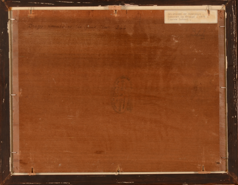 Marcel Marie Delamarre de Monchaux — Back of the panel