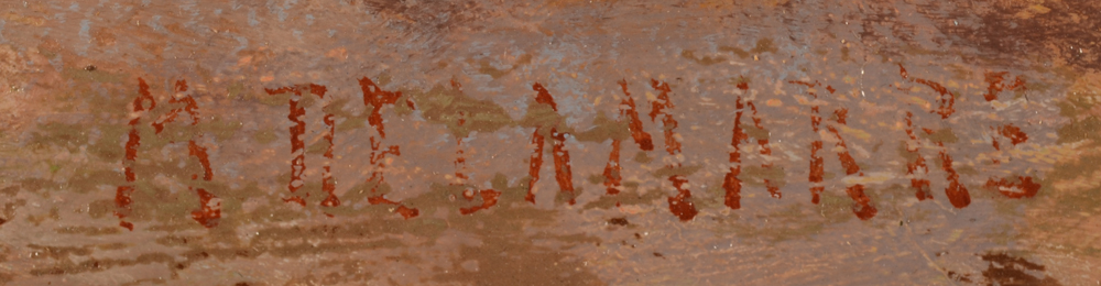Marcel Marie Delamarre de Monchaux — Signature of the artist, bottom right