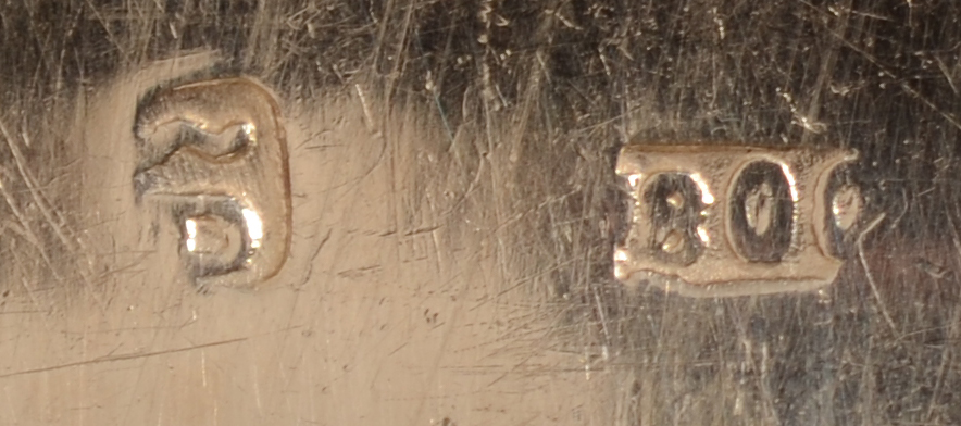Delheid Frères — Makers mark and alloy mark on all the pieces