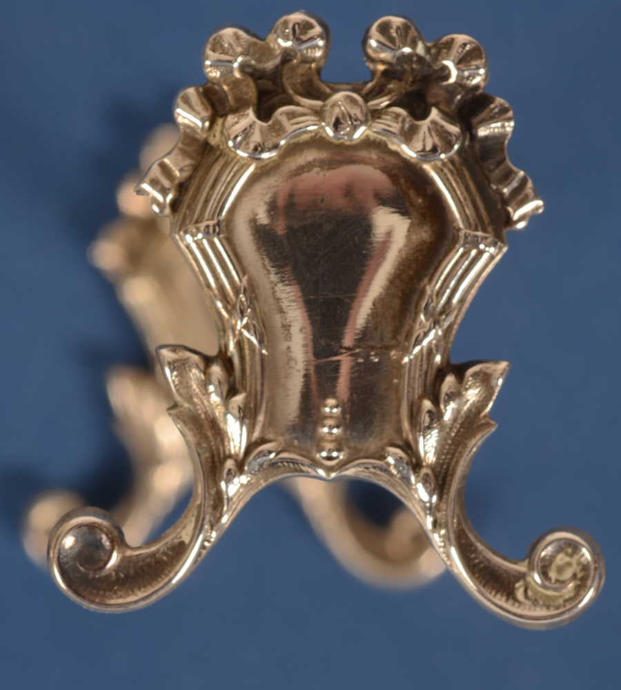 Delheid Frères — In total 131 pieces, 11 knife rests in solid silver