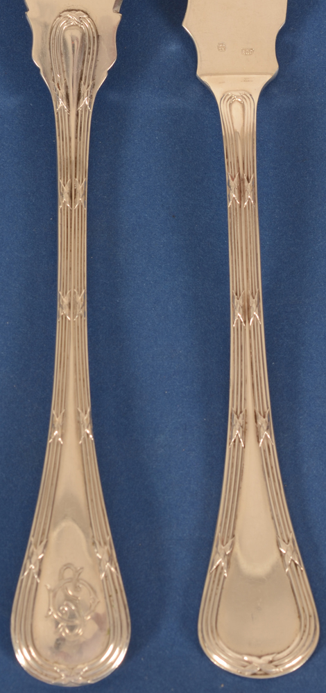 Delheid Frères — Detail of the engraving at the back