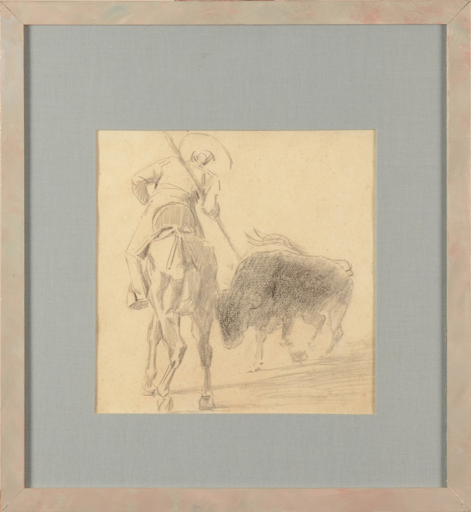 Jean Delvin — The drawing in its modern frame