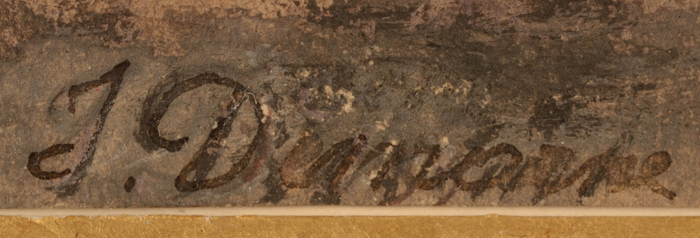Jean-Louis Demarne — Signature, bottom left