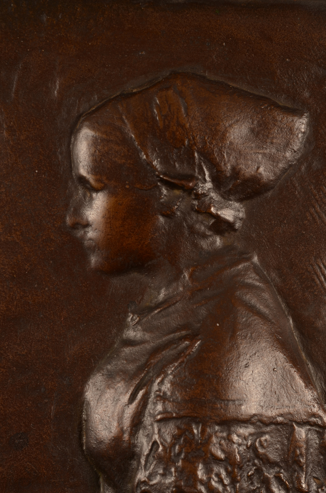 Godefroid Devreese — Detail of the plaque
