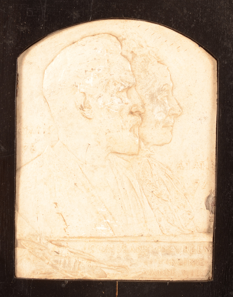 Godefroid Devreese — Detail of the plaque