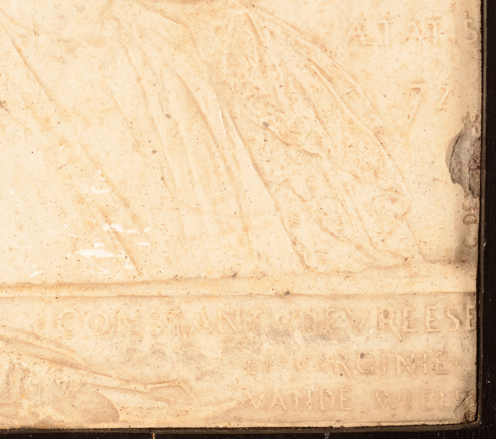 Godefroid Devreese — Signature to the right, with slight damages