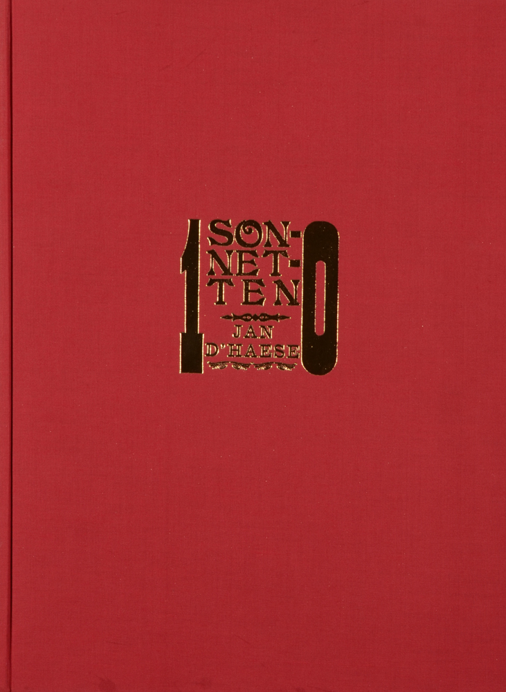 Jan Dhaese — Cover of the book with gold print