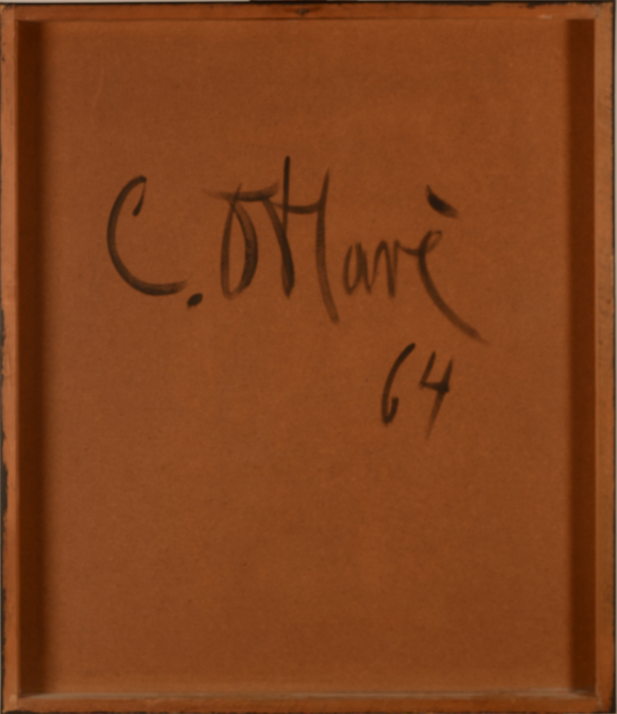 Camille D'Havé — Back of the painting.