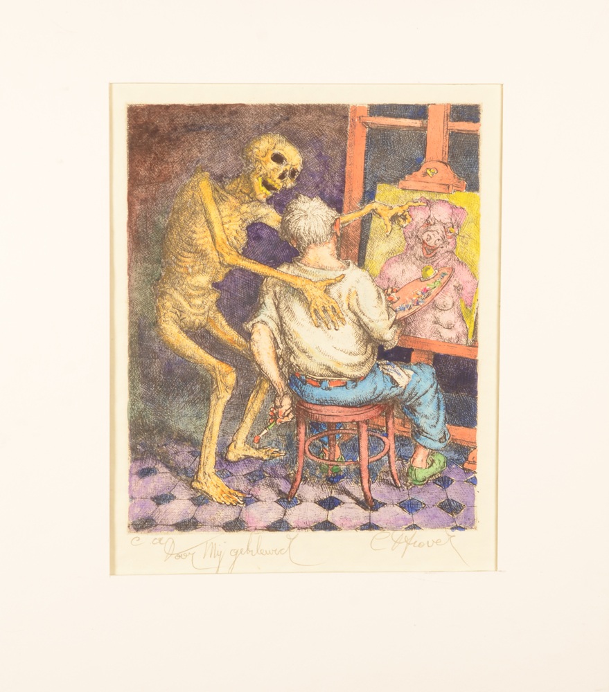 Camille D'Havé — Framed with gard paper but without frame