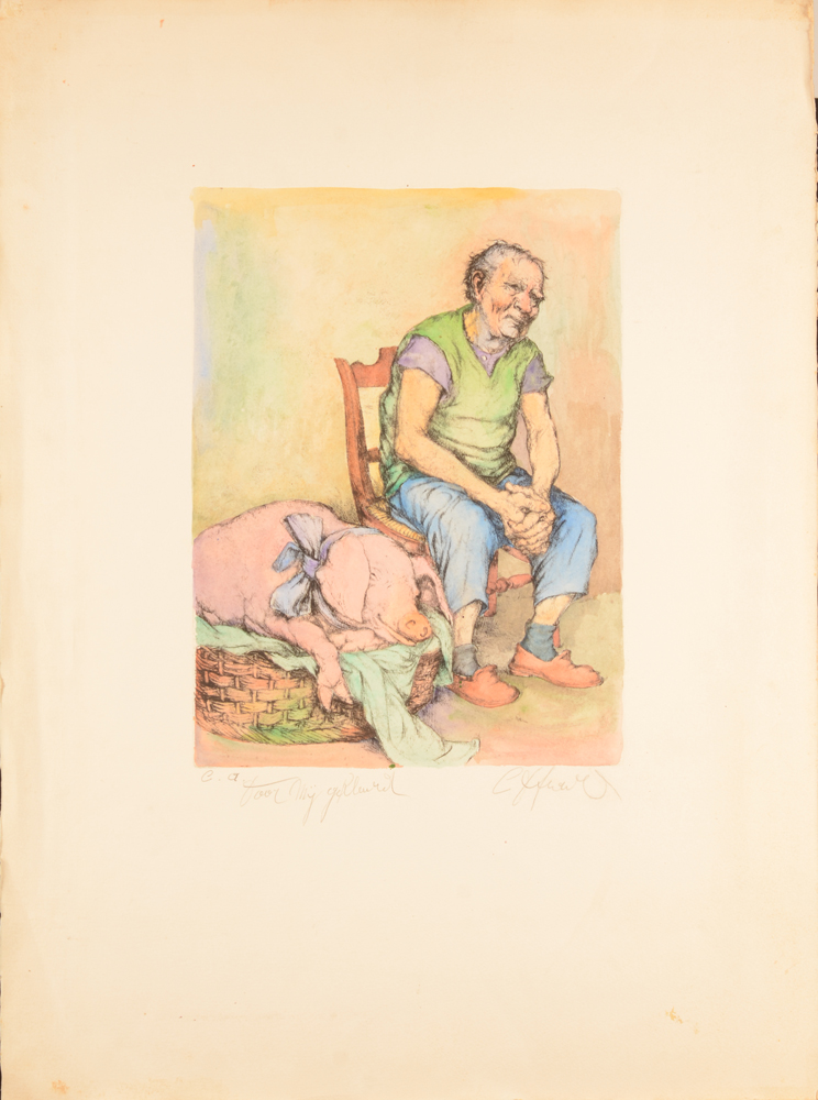Camille D'Havé — The etching with full margins