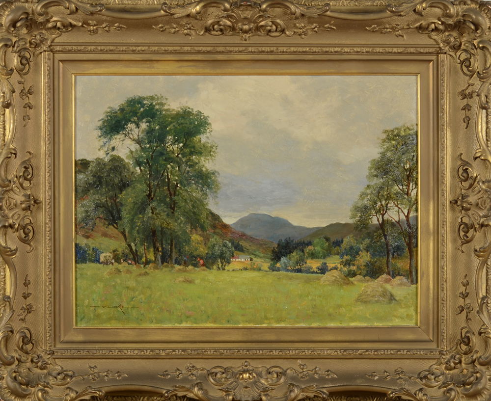 William Dicky — Scottish landscape, oil painting