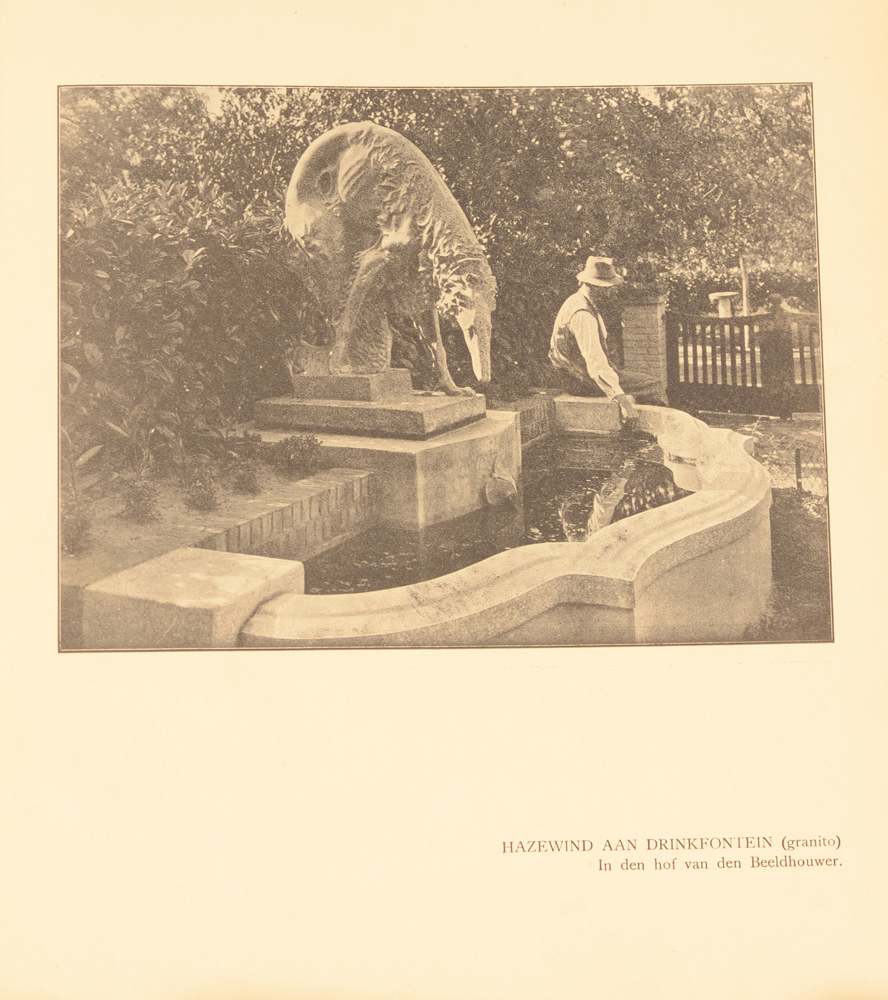 Domien Ingels monografie 1927 — De kunstenaar en een van zijn creaties