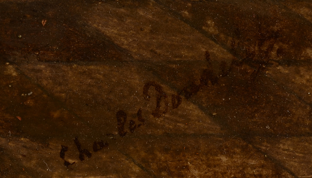 Charles Doudelet — Signature of the artist, bottom right