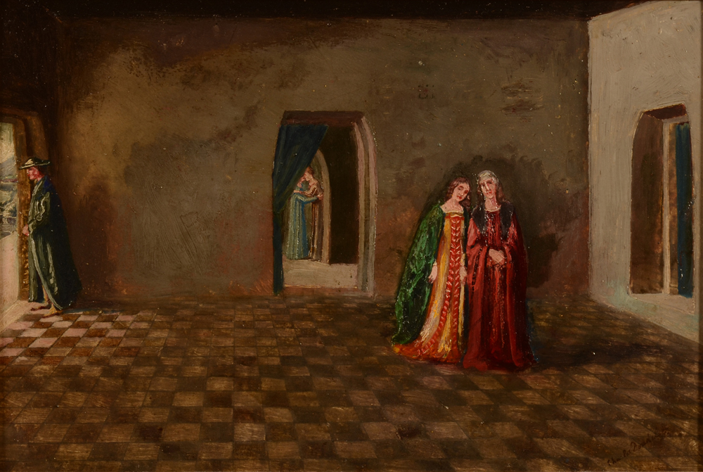 Charles Doudelet — The painting without its frame