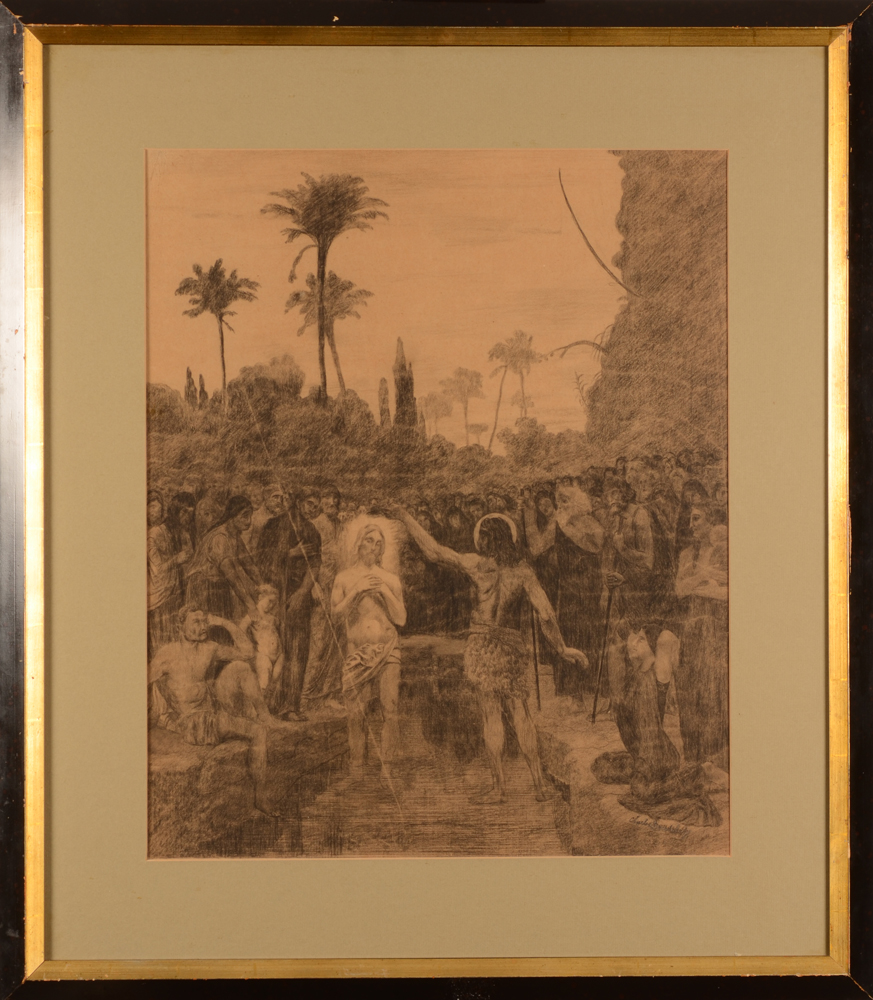 Charles Doudelet — <p>The drawing in its frame</p>