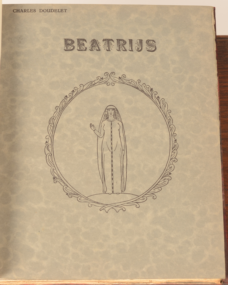 Charles Doudelet — The original cover of the book