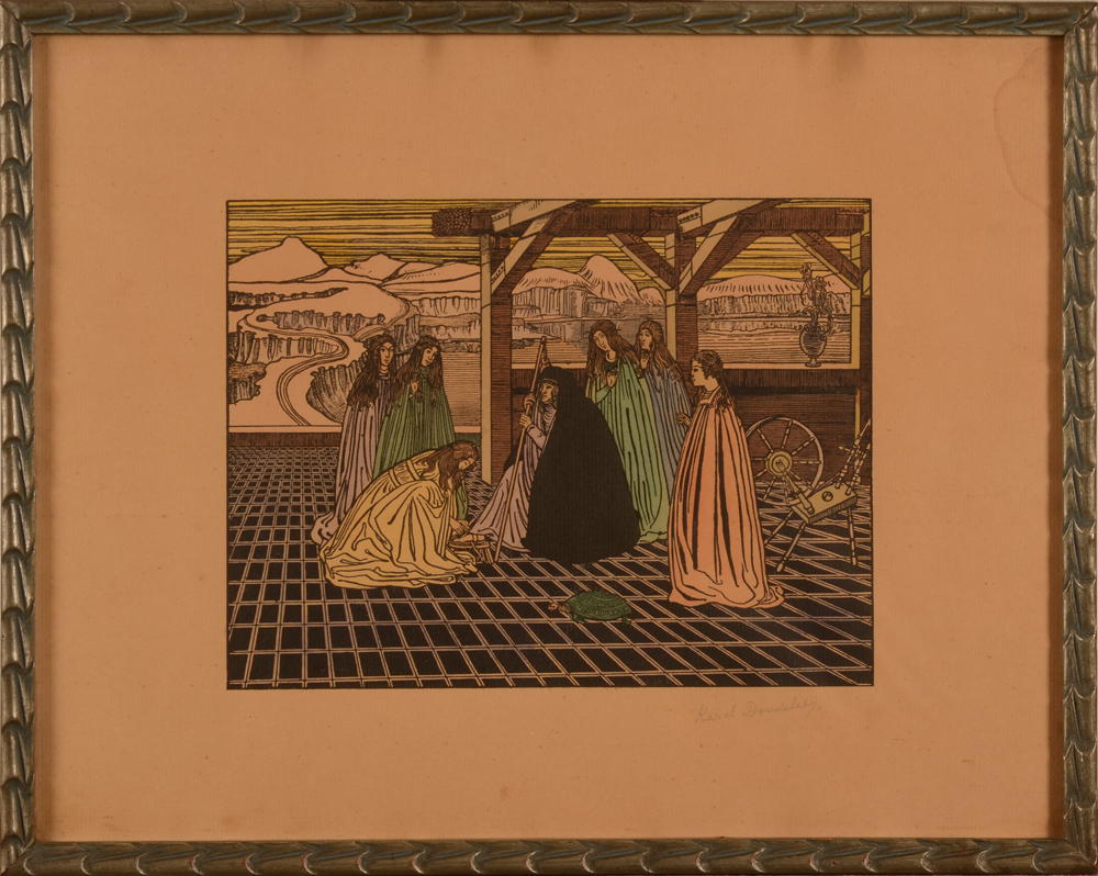 Charles Doudelet — the work in its 1930's frame