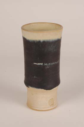 1967-1969 — Vase, 20 x 10 cm, impressed mark "JM" &amp; glaze formula (bottom).