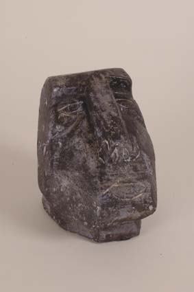 1967-1970 — &lsquo;Head&lsquo; sculpture, 15,5 x 16 x 11 cm, signed with incised monogram "JM".