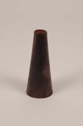 1955-1956 — Vase, 12 x 5 cm, impressed mark "JM" &amp; glaze formula (bottom).