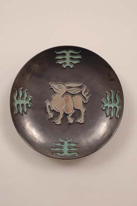 1948-1950 — Dish, 24,5 cm, impressed mark "Joost Marechal" (bottom)
