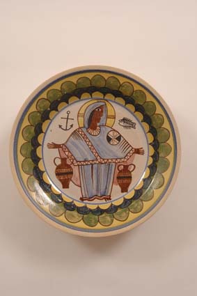 1948-1954 — Dish, diam. 35 cm, unsigned.
