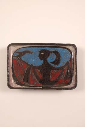 1956 — Dish, 30 x 20 cm, unsigned.