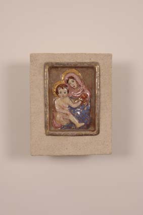 1946-1948 — <p>
	Madonna with Child, 19 x 15,5, unsigned.</p>