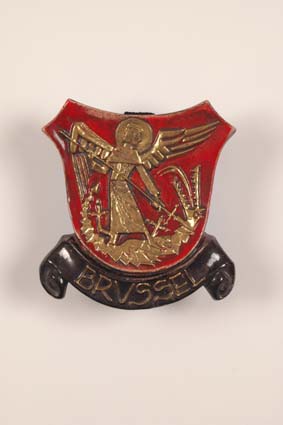 1956-1958 — <p>
	&lsquo;Brussel&lsquo; shield, 14 x 15 cm, unsigned (exists also in version &lsquo;Bruxelles&lsquo;).</p>