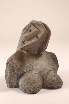 1968-1970 — Bust, 40 cm, incised monogram "JM".
