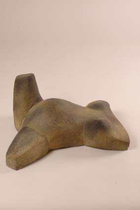 1968-1970 — &lsquo;Reclining Nude&lsquo;, 36 x 80 x 59 cm, unsigned.