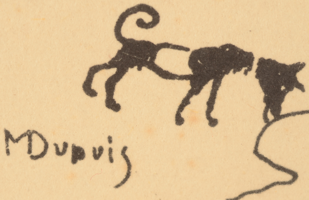 ?Maurice Dupuis — Signature in the image, bottom left.