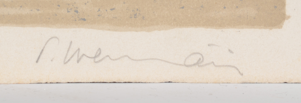 Pierre Wemaëre 'Pour Jorn' — Signature of the artist on the bottom right.