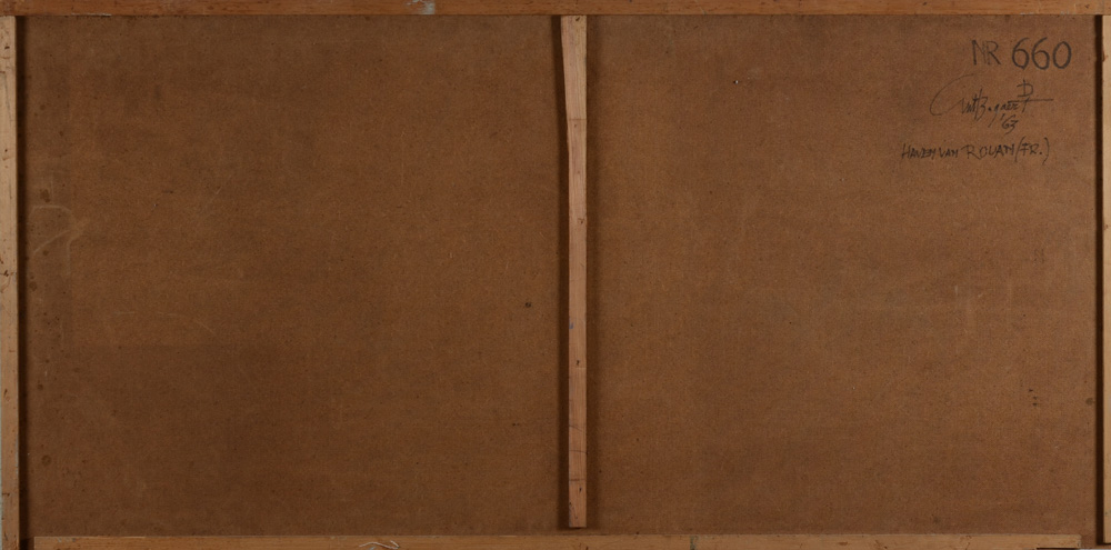 Toon Bogaert — Back of the painting