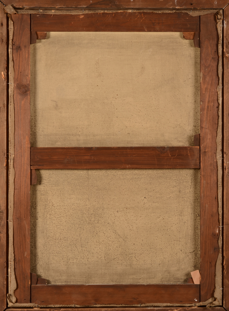 Alfred Elsen — Back of the canvas