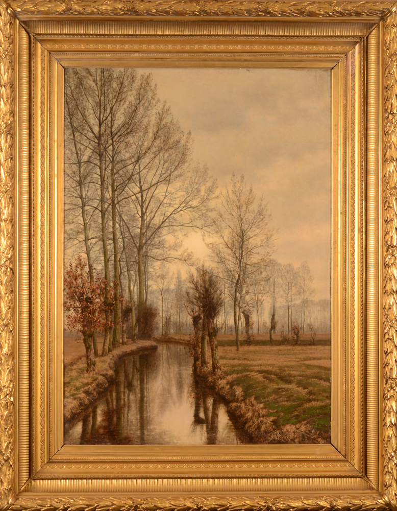 Alfred Elsen — The painting with its 19th century frame