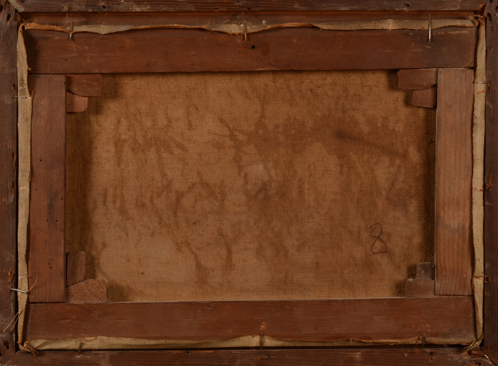 Edgard Farasyn — Back of the canvas<br>